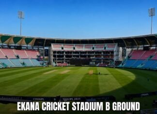 Ekana Cricket Stadium B Ground: Location, Pitch Report, History and Records Ekana Cricket Stadium B Ground